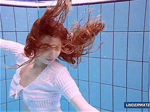 astounding unshaved underwatershow by Marketa